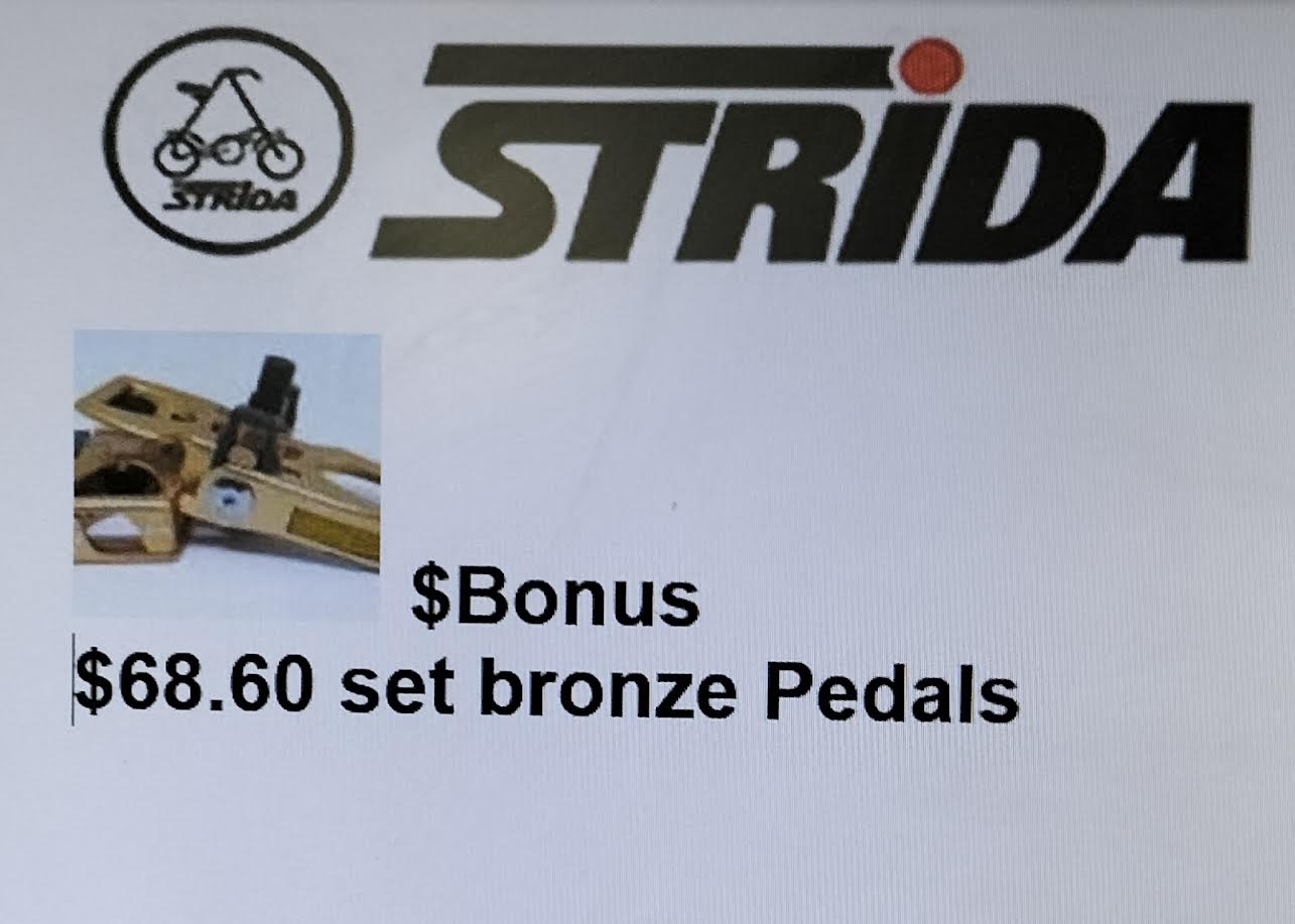 only 1 STRiDA3 model - Second Hand (Drum Brake) recon. Freewheel
