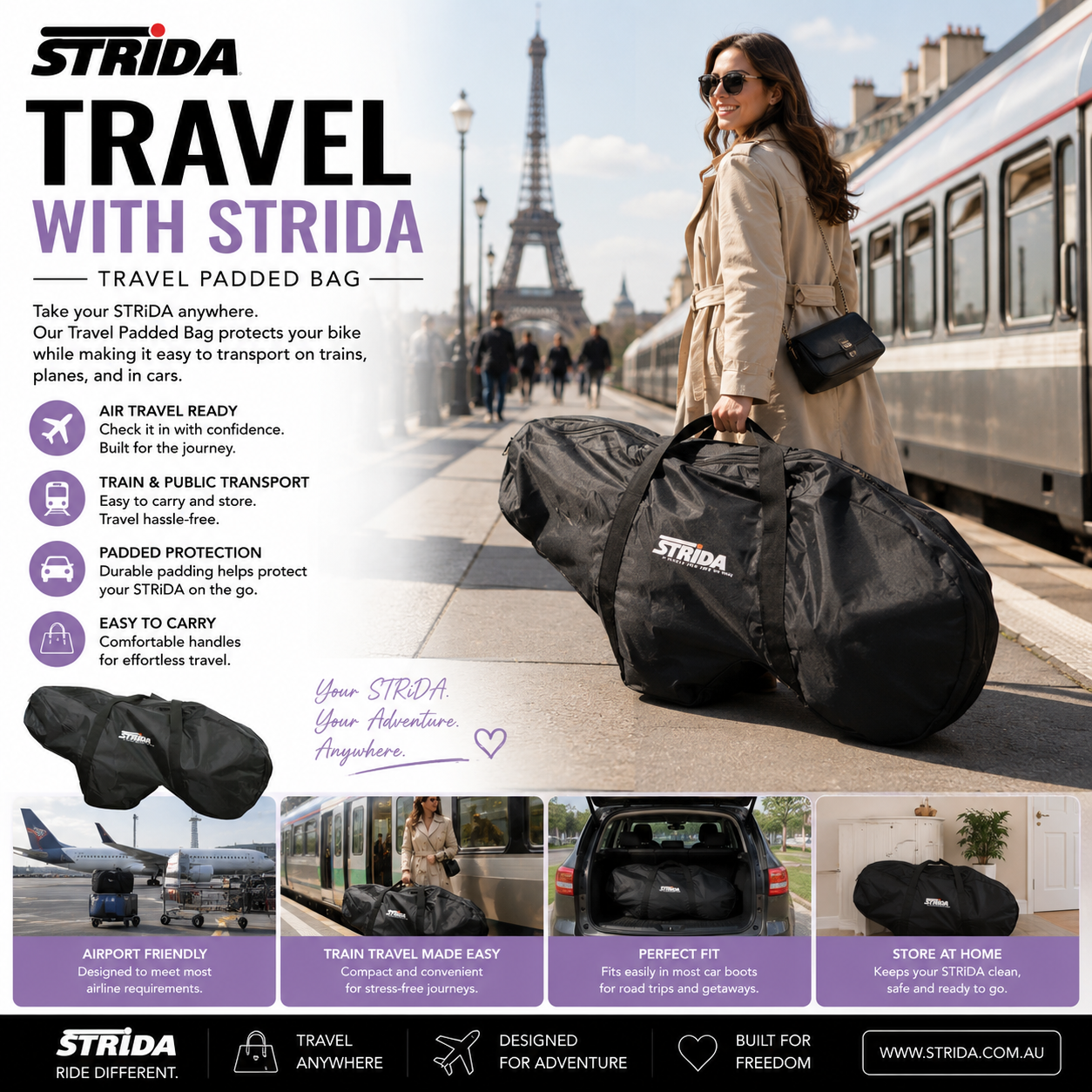 Bag STRiDA - Travel - Padded