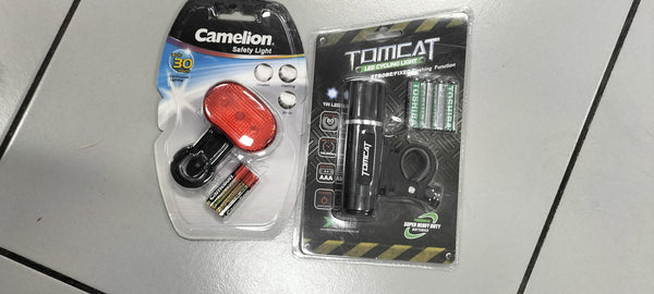 Free with every STRiDA - Light Tomcat front & rear Camelion light