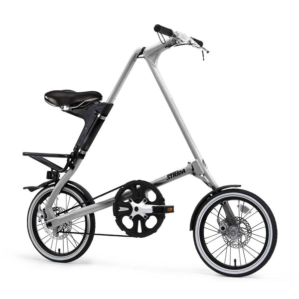 Велосипед с треугольными колесами фото STRiDA 5.0 Brushed Silver