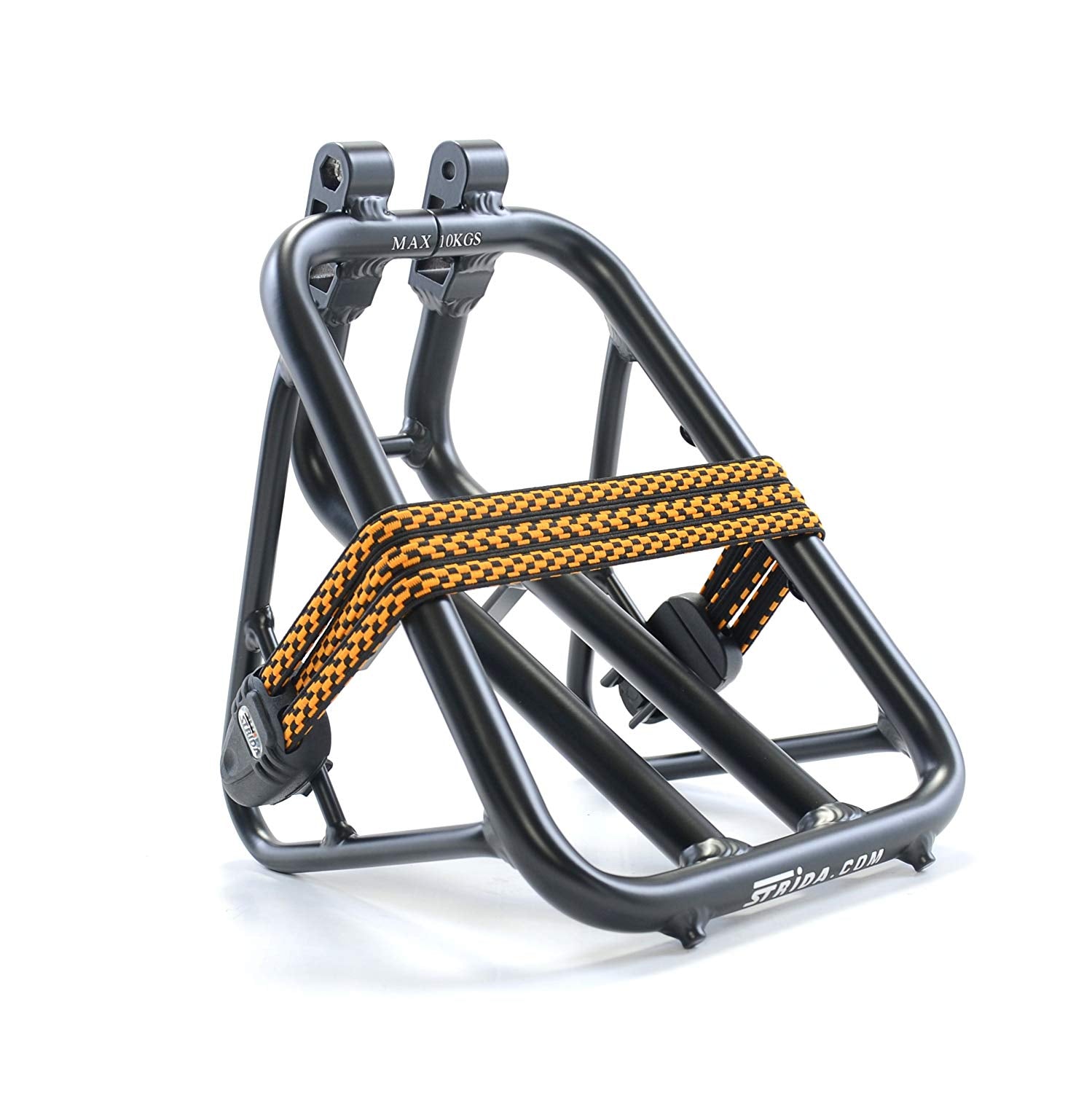 Carrier Rack STRiDA -with Pannier support Black Alu.