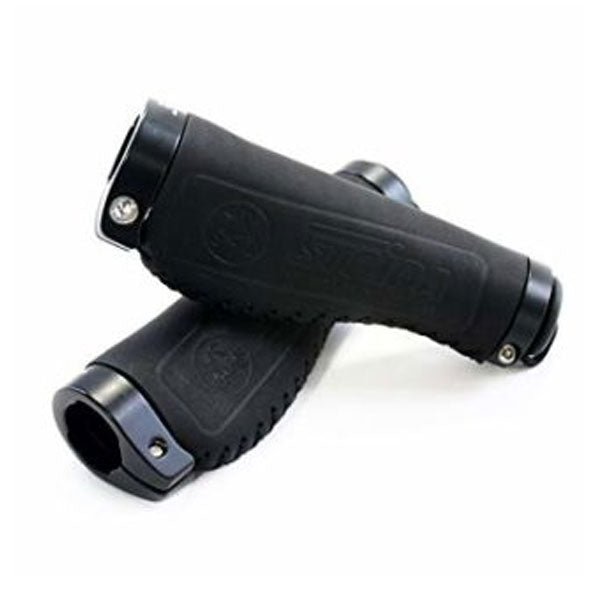GRIPS Leather STRiDA Ergon. - Black/lock on