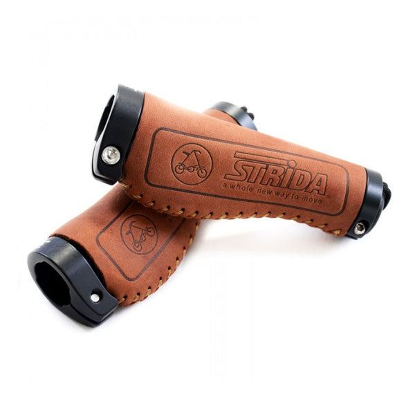 GRIPS Leather STRiDA Ergon. -  Brown/lock on