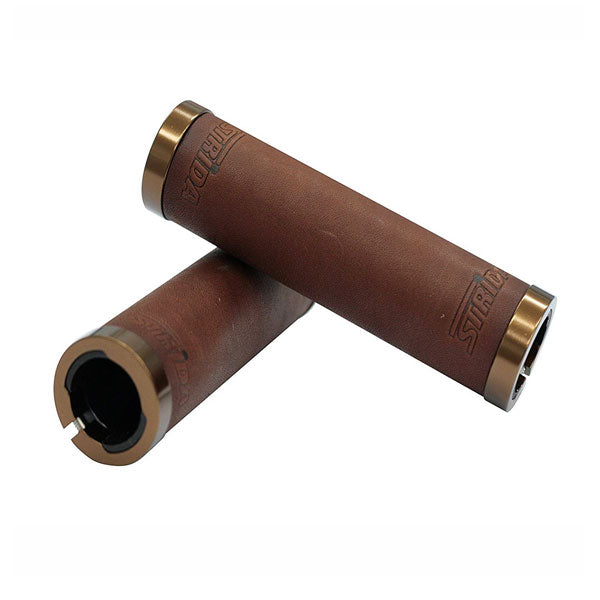 GRIPS  Leather Brown/lock on