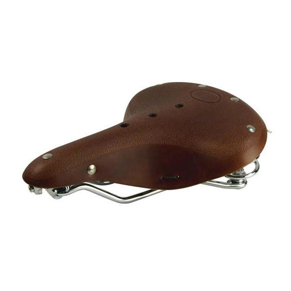 Seat STRiDA - Leather Brown Logo